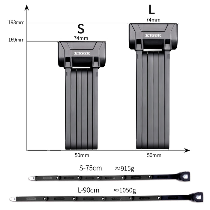 ETook Folding Scooter Lock - ET510L
