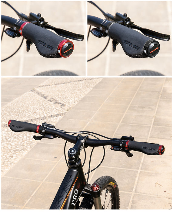 Black Microfibre Leather Handlebar Grips