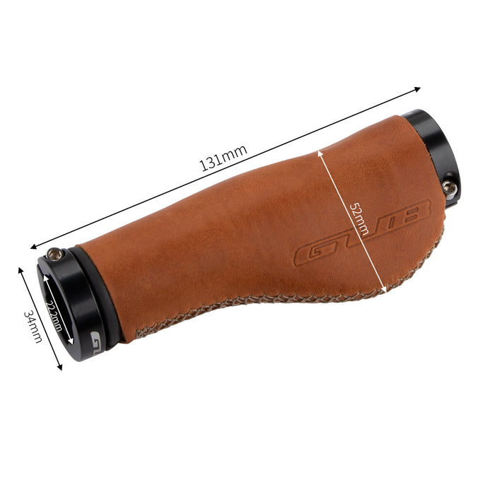 Cowhide Leather Handlebar Grips