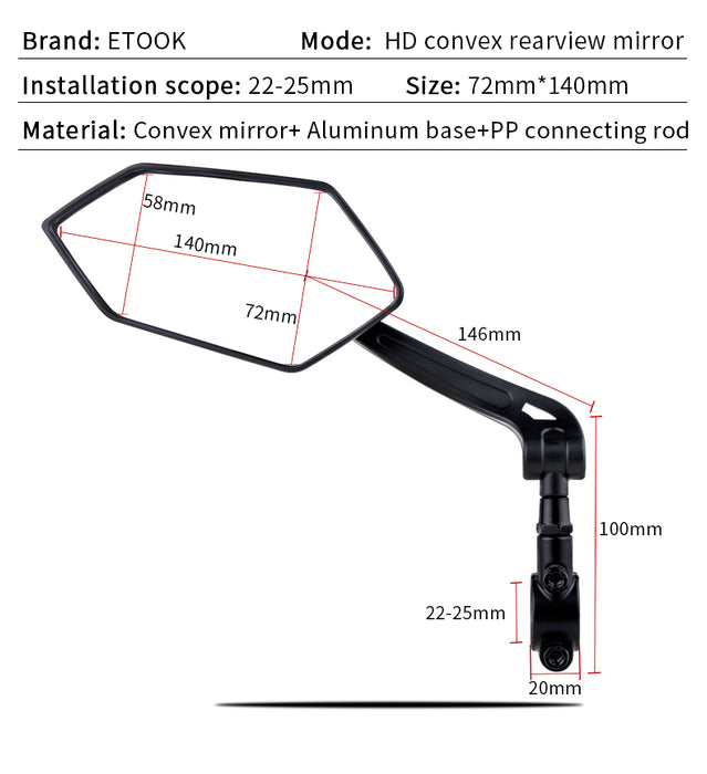 E-scooter Side View Mirrors