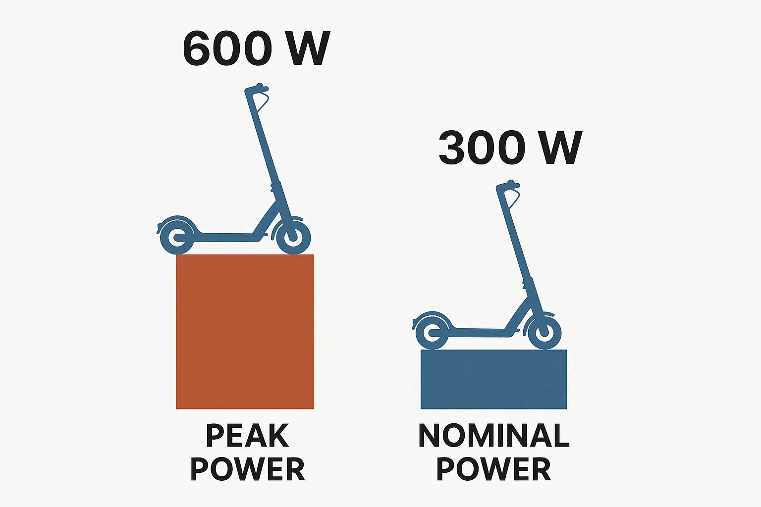 Peak Versus Nominal E Scooter Power - the Major Difference that E Scooter Sellers Don't Want You to Know!