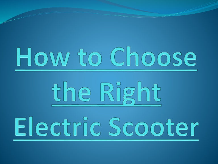 How To Choose an Electric Scooter? - The Ultimate E Scooter Buyers Guide 2021!