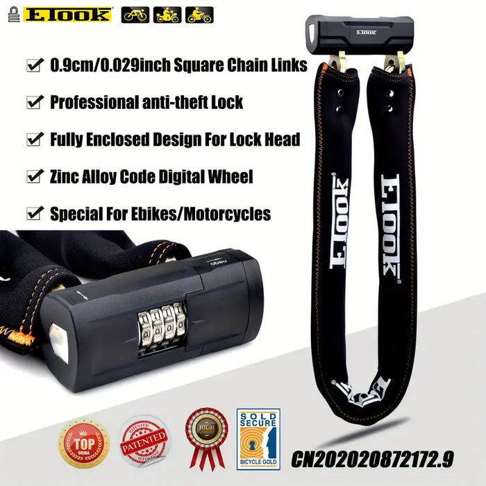 ETOOK Combination Chain Lock