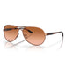 Feedback VR50 Brown Gradient Lenses - Rose Gold Frame