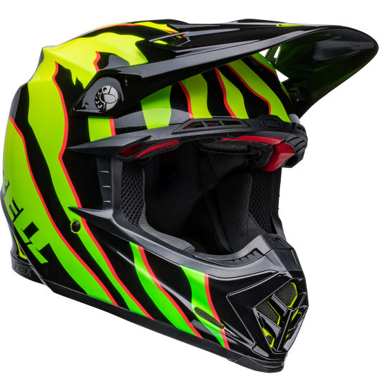 Bell MOTO-9S FLEX Claw Gloss Black/Green