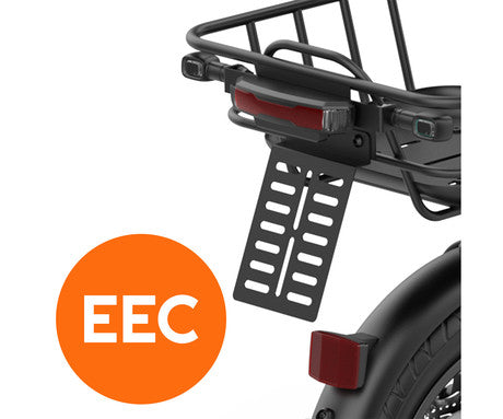 Gyroor C1 Plus EEC -European Standard Model - Popular Seated Escooter with Rear Basket 30km/h💥