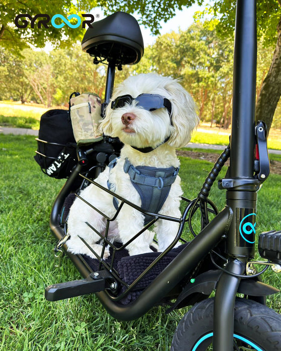Gyroor C1S - Seated Escooter with Basket