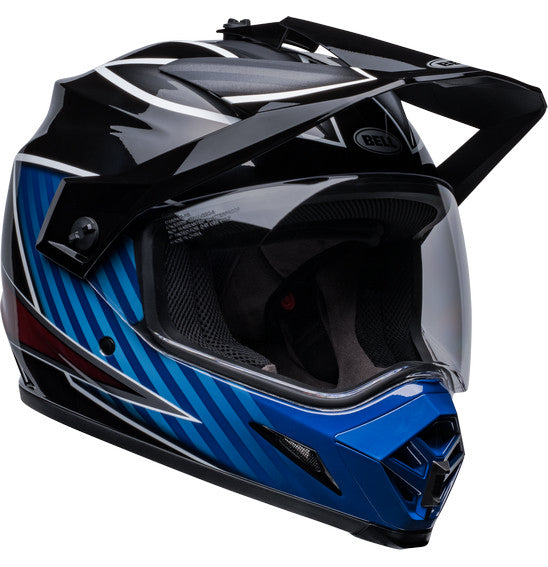 bell adventure helmet nz Bell MX-9 ADV MIPS Dalton Gloss Black/Blue — STORM RIDES