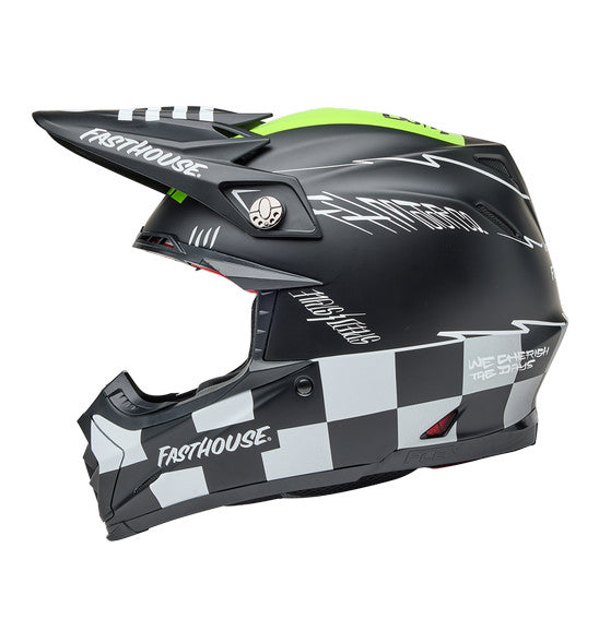 Bell MOTO-9S FLEX Fasthouse Smoke Bomb Blk/Hi-Viz Yel — STORM RIDES