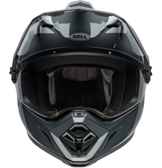 bell adventure helmet nz Bell MX-9 ADV MIPS Alpine Gloss Grey/Blue — STORM RIDES