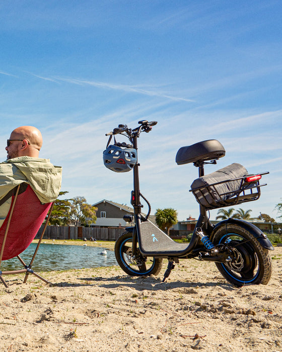 Gyroor C1 Plus - Seated Escooter with Basket