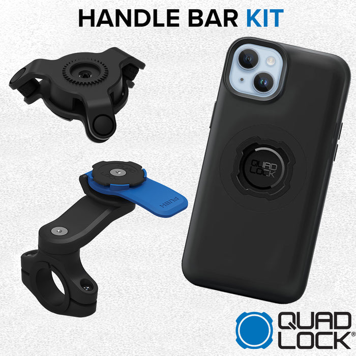 iPhone 15 Handlebar Mount Kit Quad Lock