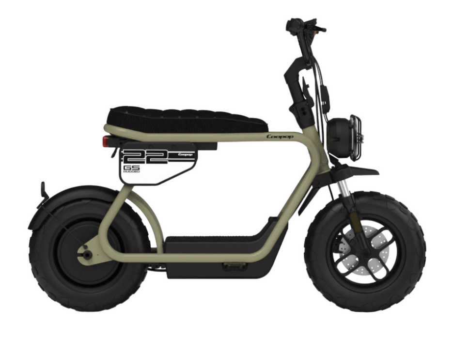 Coopop Rugged GS - Electric Moped - NZ Road Legal