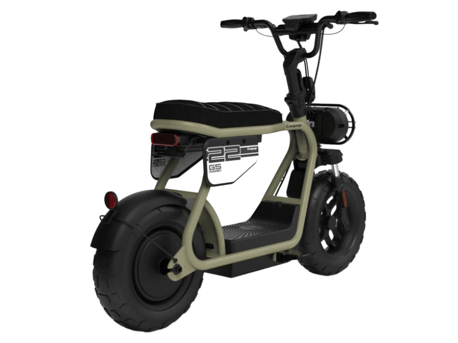 Coopop Rugged GS - Electric Moped - NZ Road Legal