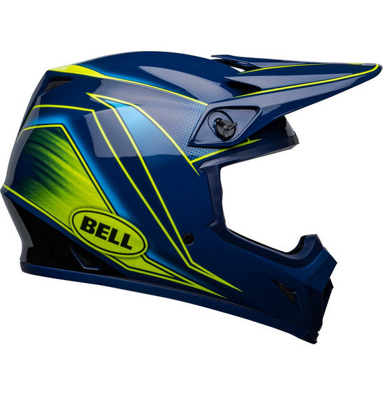 bell adventure helmet nz Bell MX-9 MIPS Zone Gloss Navy/Retina — STORM RIDES