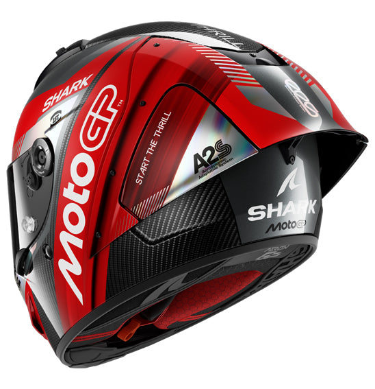 Shark AERON GP FIM RACING #2 MotoGP - Carbon Red Chrome