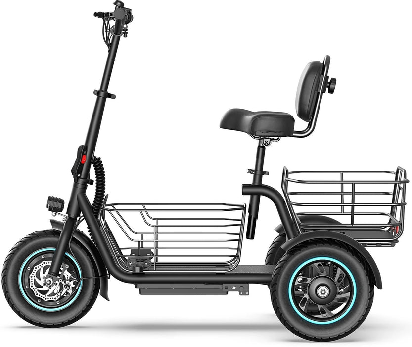 Gyroor C5 Electric Trike - Popular Seated Trike with Dual Baskets 20km/h💥Save $400 - Pre-Order