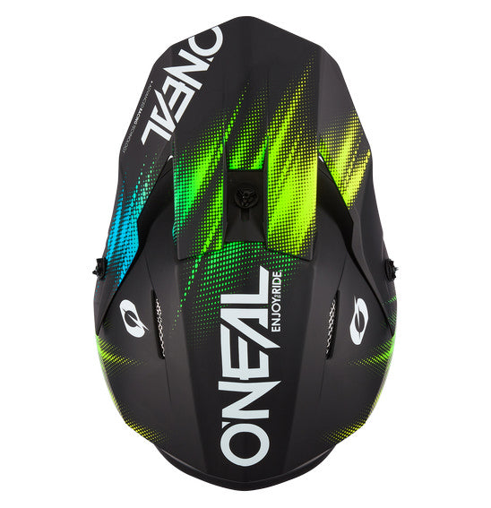 O'Neal 2024 3SRS VOLTAGE Helmet - Black/Green