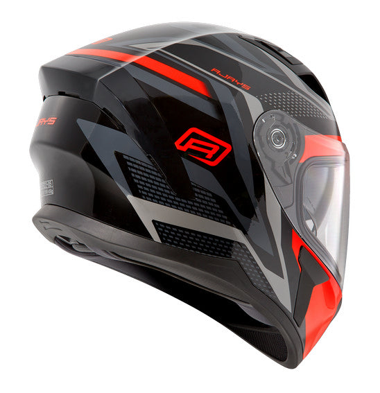 RJAYS APEX III Helmet - IGNITE Blk/Red | Internal Sun-Shield