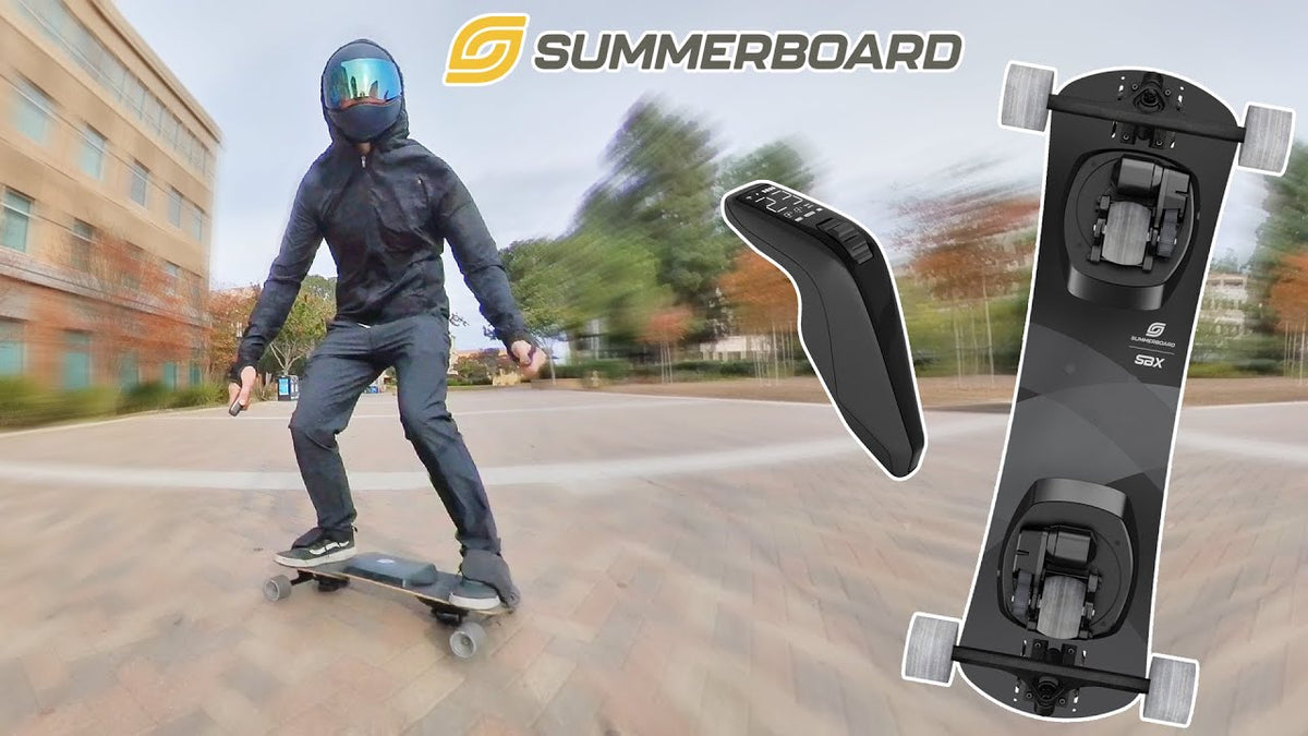 electric skateboard rides like snowboard Summerboard SBX - Electric Snowboard