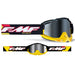 FMF PowerBomb Goggle Speedway Red/Blk/Yel-Mirror Lens