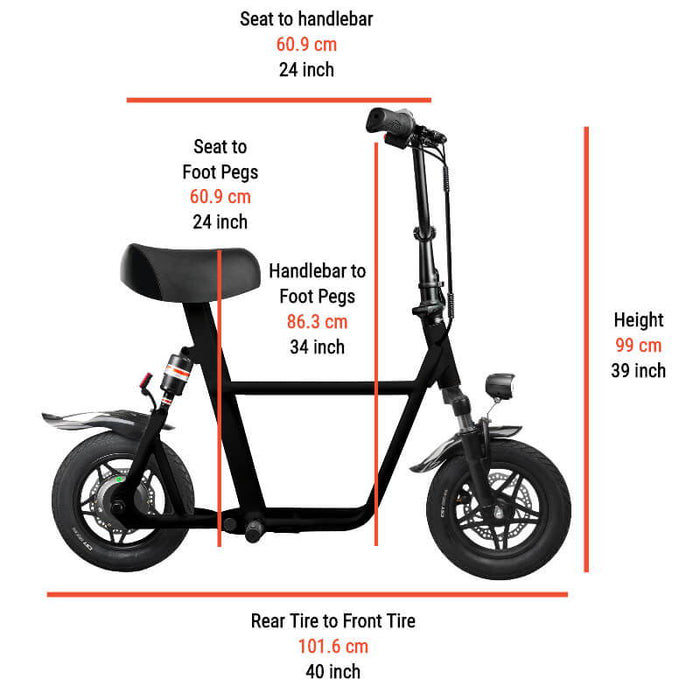 Fiido Q1S - Black Friday Deal! - Seated Electric Scooter